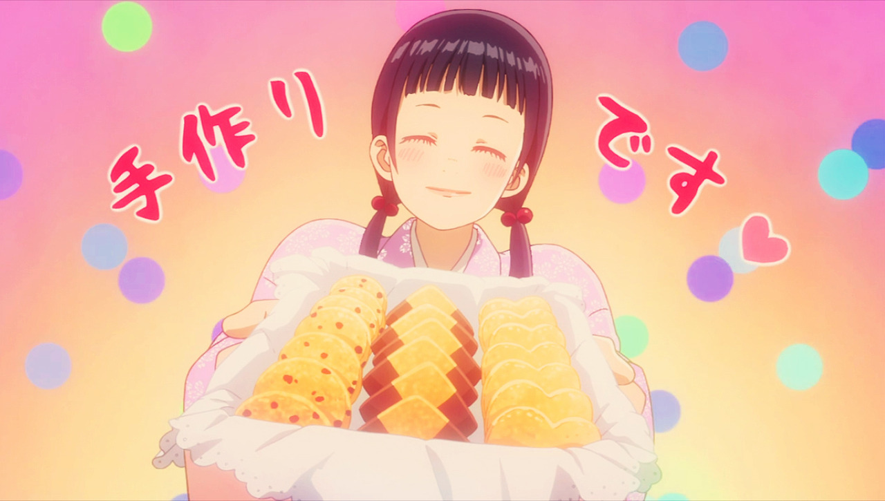 Oishii~desu ‣ Anime Food — Cooking Baked Potatoes - Isekai Shokudou ep6