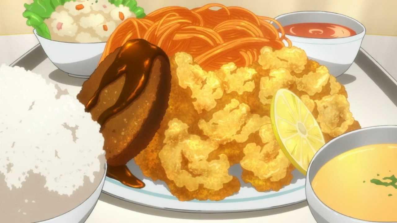number24 (English Dub) Chicken tempura tastes the best right after being  fried. - Watch on Crunchyroll