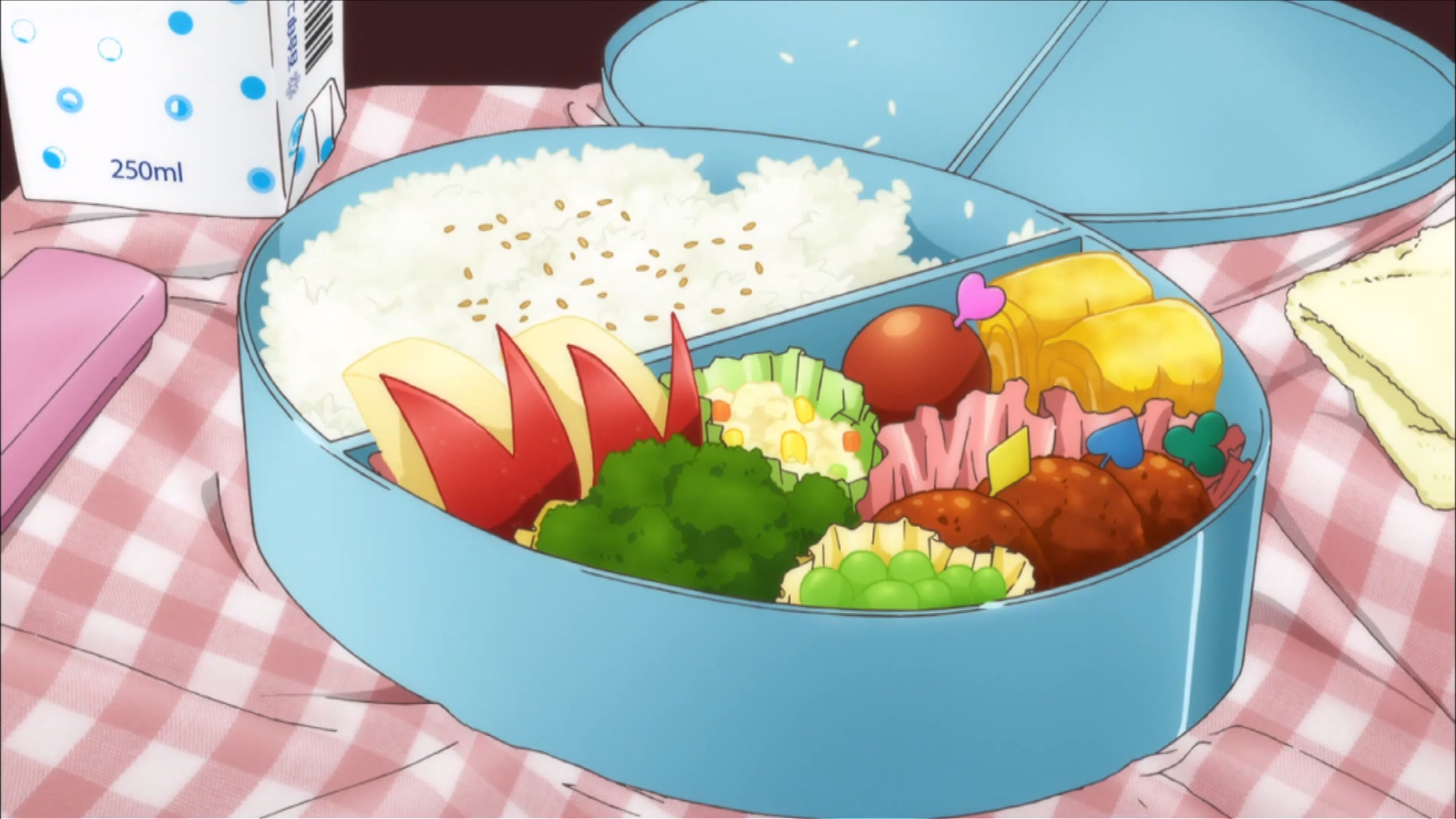 Itadakimasu Anime!  Cute food art, Anime bento, Anime coffee